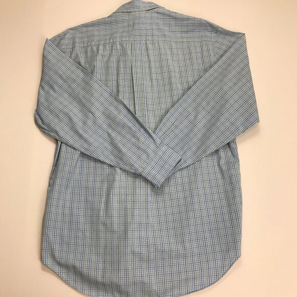 Vineyard Vines Murray Men 100% Cotton M Button Blue Multi-Color Check Shirt - Picture 6 of 6